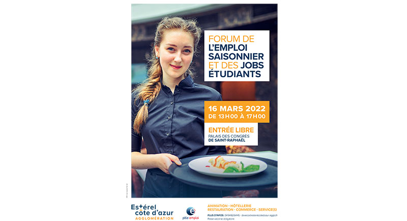 2022 03 16 FES Plus de 800 postes à pourvoir cet été : rendez-vous au Forum de l’emploi saisonnier le mercredi 16 mars 2022