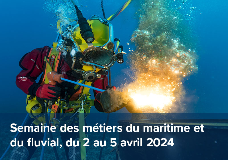 2024 Semaine Metiers Maritime Fluvial Semaine des métiers du maritime et du fluvial, du 2 au 5 avril 2024