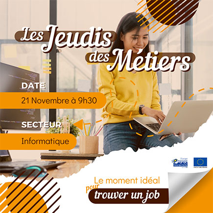 2024 11 21 Agenda Jeudi Metiers Les jeudis des métiers