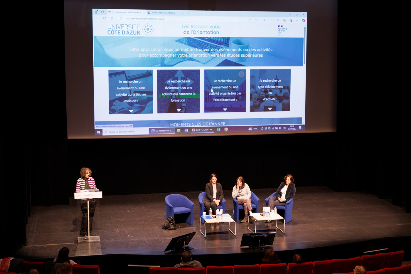 Retour FLE Conference 2 Plus de 800 participants pour la 27e édition du Forum du lycéen et de l'étudiant