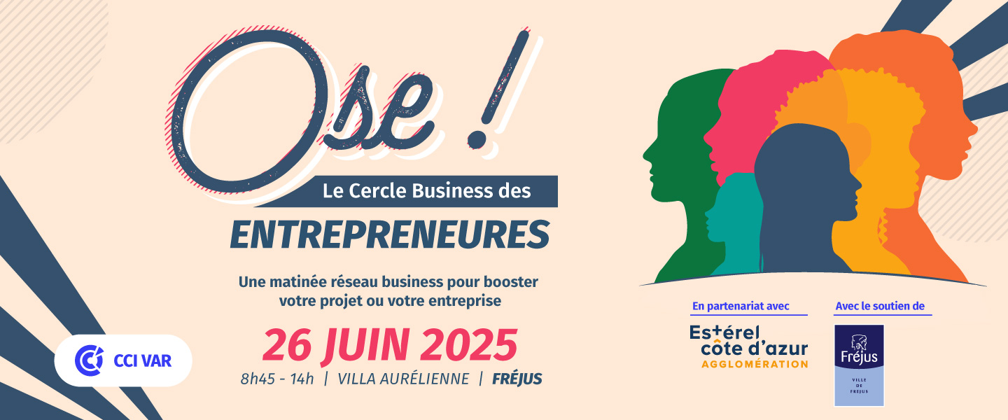 OSE Frejus Logos 1440x600 1 Ose ! Une matinée business pour booster votre projet ou votre entreprise