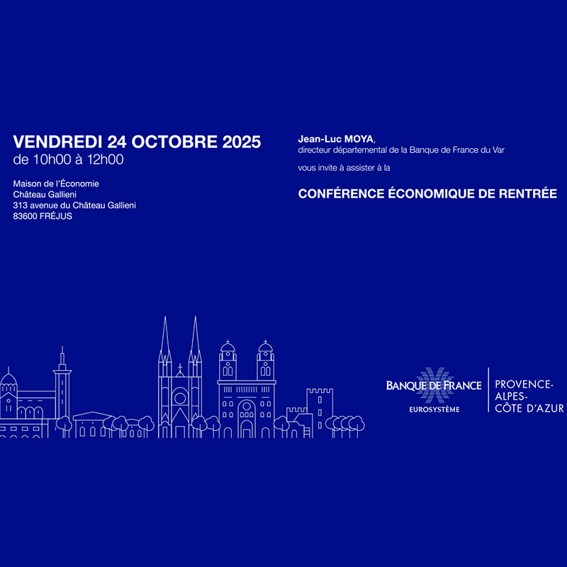 2025 10 24 Conference BDF Conférence économique de rentrée par la Banque de France