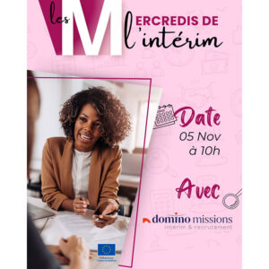 2025 11 05 Agenda Mercredi Interim Les mercredis de l'intérim