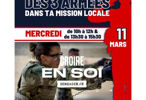 2026 03 11 ML Permanence Armees Mission Locale : Permanence des 3 Armées