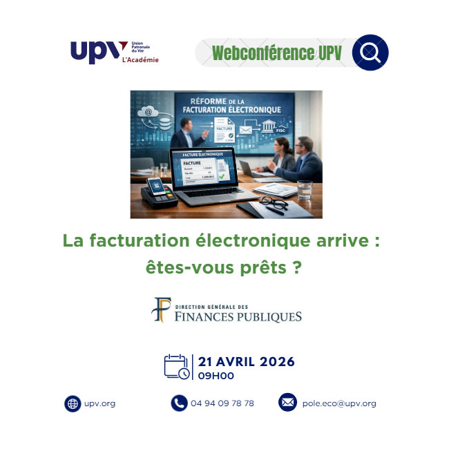 2026 04 21 UPV Facturation electronique Webconférence Académie UPV - La facturation électronique arrive : êtes-vous prêts ?