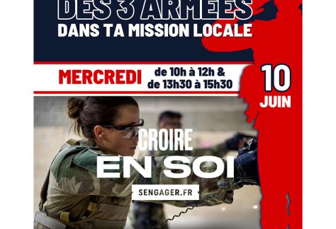 2026 06 10 ML Permanence Armees Mission Locale : Permanence des 3 Armées