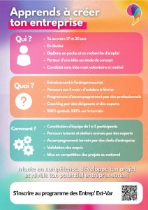 Flyer 2026 2027 v2 2 Les Entrep' 2026-2027